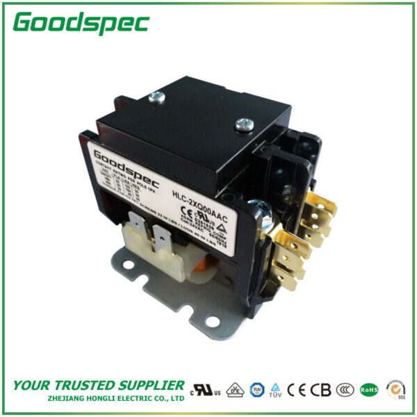 HLC-2XQ00AAC.jpg HLC-2XQ00AAC(2P/20A/24VAC)Definite Purpose Contactor