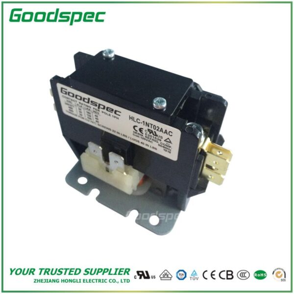 products-HLC-1NT02AAC.jpg HLC-1NT02AAC(1P/30A/120VAC) DEFINITE PURPOSE CONTACTOR