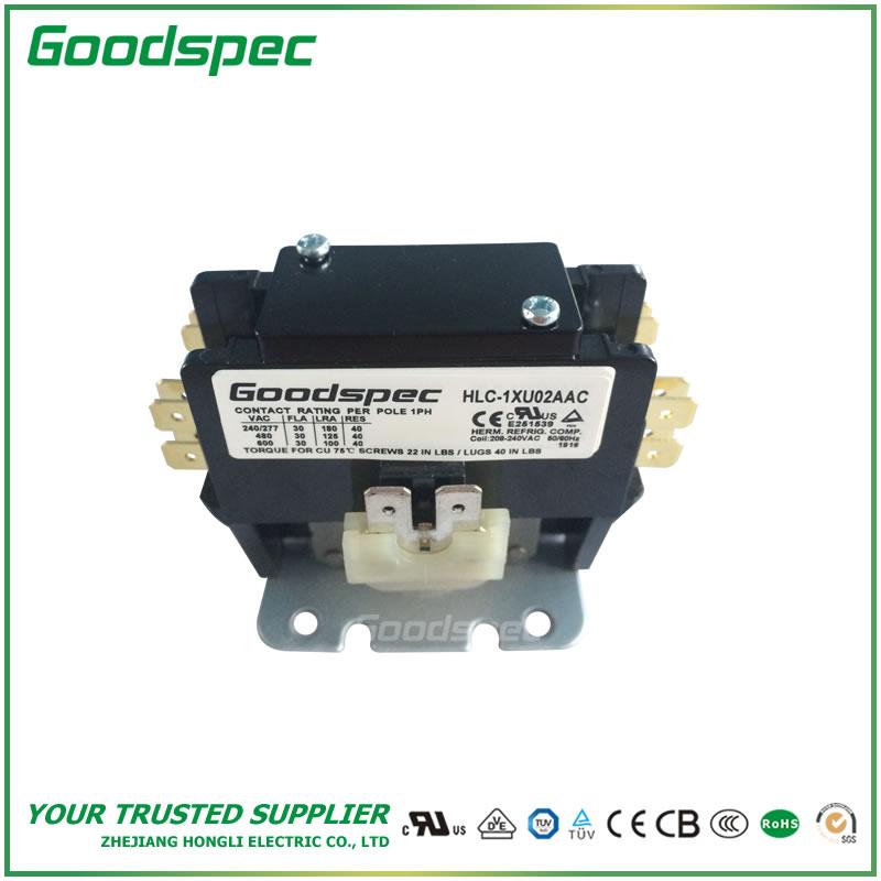 products-HLC-1XU02AAC-001.jpg HLC-1XU02AAC(1P/30A/208-240VAC) DEFINITE PURPOSE CONTACTOR