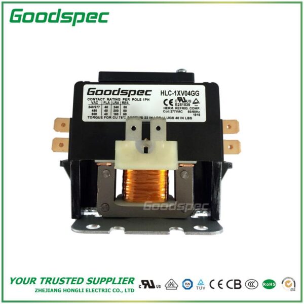 HLC-4XV00CY(4P/20A/277V)DEFINITE PURPOSE CONTACTOR