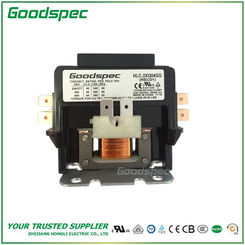 products-HLC-2XQ04GG.jpg HLC-2XQ04GG (2POLES/40A/24VAC) DEFINITE PURPOSE CONTACTOR
