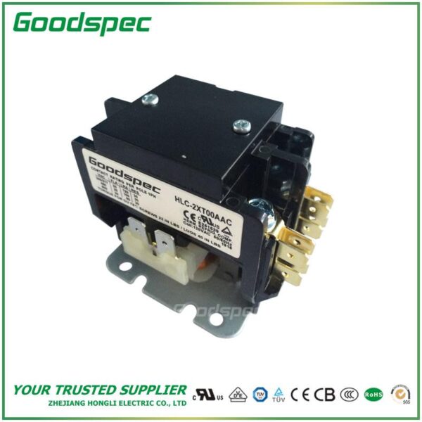 HLC-2XT00AAC(2P/20A/120VAC)Definite Purpose Contactor