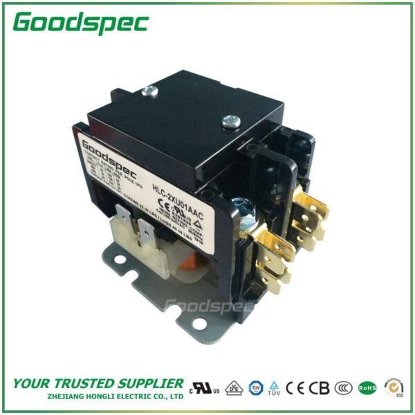 products-HLC-2XU01AAC.jpg GC-2XU01AAC(2P/25A/208-240VAC) Definite Purpose Contactor