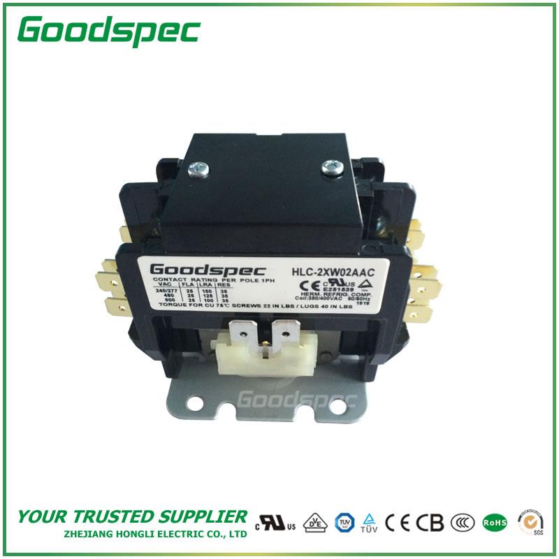 products-HLC-2XW02AAC-003.jpg HLC-2XW02AAC (2POLES/30A/380-400VAC) DEFINITE PURPOSE CONTACTOR
