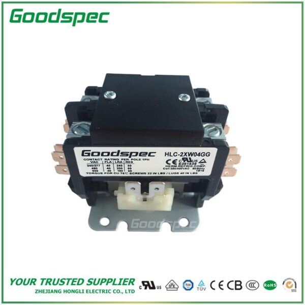 products-HLC-2XW04GG-001.jpg HLC-2XW04GG(2P/40A/380-400VAC) DEFINITE PURPOSE CONTACTOR