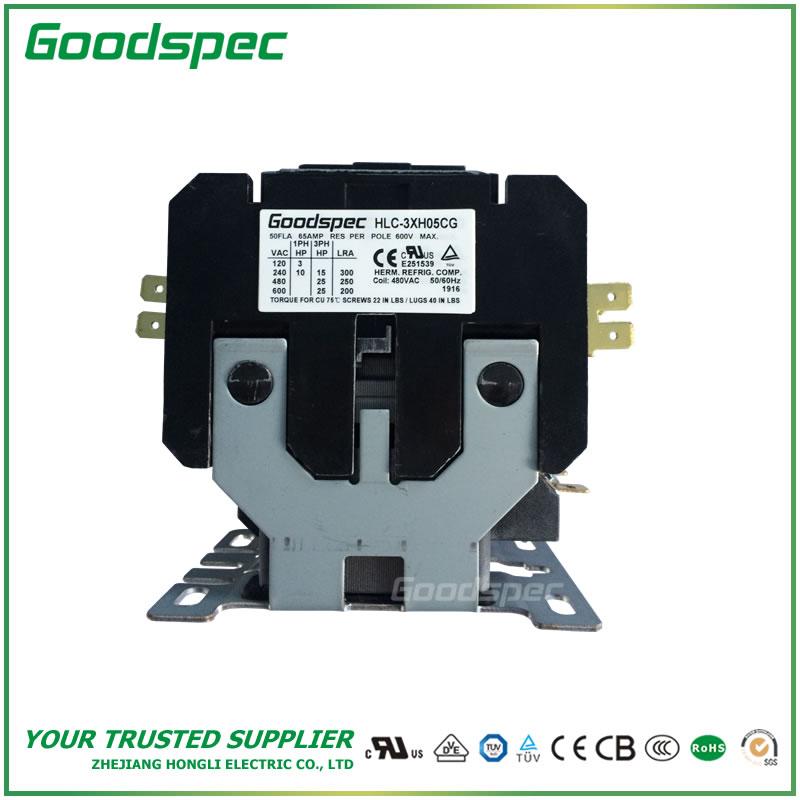 products-HLC-3XH05CG-001.jpg HLC-3XH05CG(3P/50A/480VAC)DEFINITE PURPOSE CONTACTOR