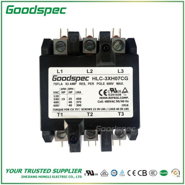 HLC-4XQ04CG(4P/40A/24V) DEFINITE PURPOSE CONTACTOR