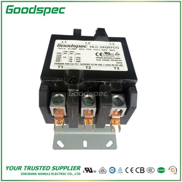 HLC-4XV04CG(4P/40A/277VAC)DEFINITE PURPOSE CONTACTOR