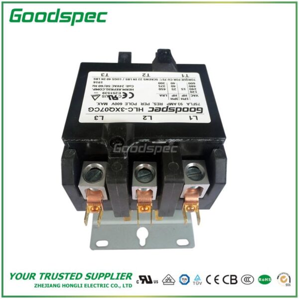 HLC-4XV02CY(4P/30A/277V)DEFINITE PURPOSE CONTACTOR