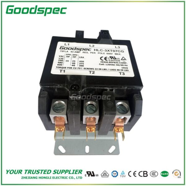 HLC-4XW04CG(4P/40A/380-400VAC)DEFINITE PURPOSE CONTACTOR