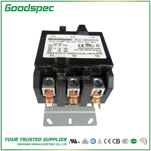 HLC-4XW01CY(4P/25A/380-400V)DEFINITE PURPOSE CONTACTOR
