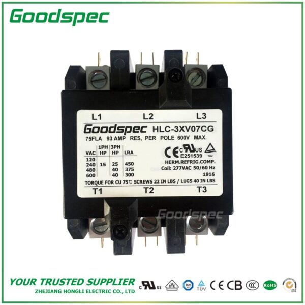products-HLC-3XV07CG-001.jpg HLC-1NQ04GG(1P/40A/24VAC) DEFINITE PURPOSE CONTACTOR