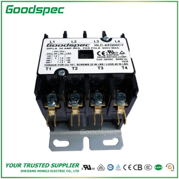 HLC-3XQ07CG(3P/75A/24VAC)DEFINITE PURPOSE CONTACTOR