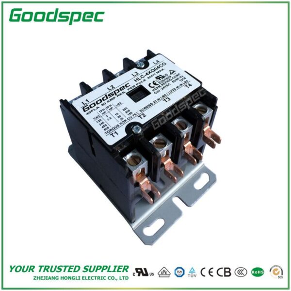 HLC-4XT01CY(4P/25A/120V) DEFINITE PURPOSE CONTACTOR