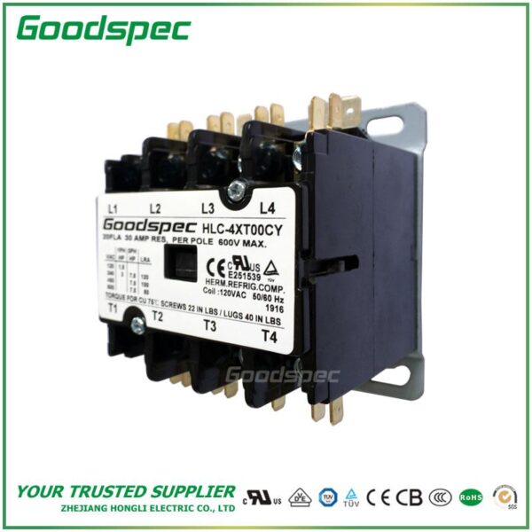 HLC-3XQ09CG(3P/90A/24VAC)DEFINITE PURPOSE CONTACTOR