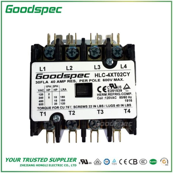 HLC-3XV09CG(3P/90A/277VAC)DEFINITE PURPOSE CONTACTOR