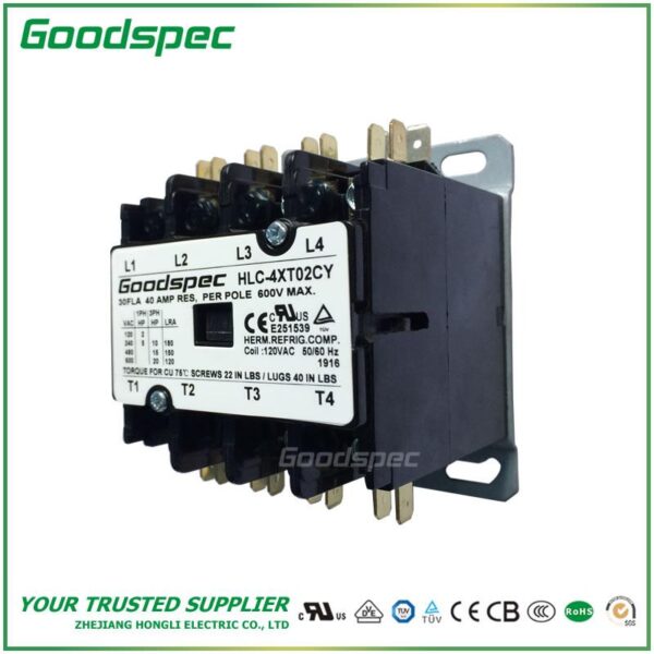 HLC-3XV09CG(3P/90A/277VAC)DEFINITE PURPOSE CONTACTOR