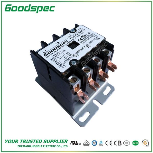 HLC-4XT02CY(4P/30A/120V) DEFINITE PURPOSE CONTACTOR