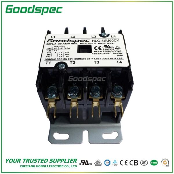 HLC-3XW09CG(3P/90A/380-400VAC)DEFINITE PURPOSE CONTACTOR