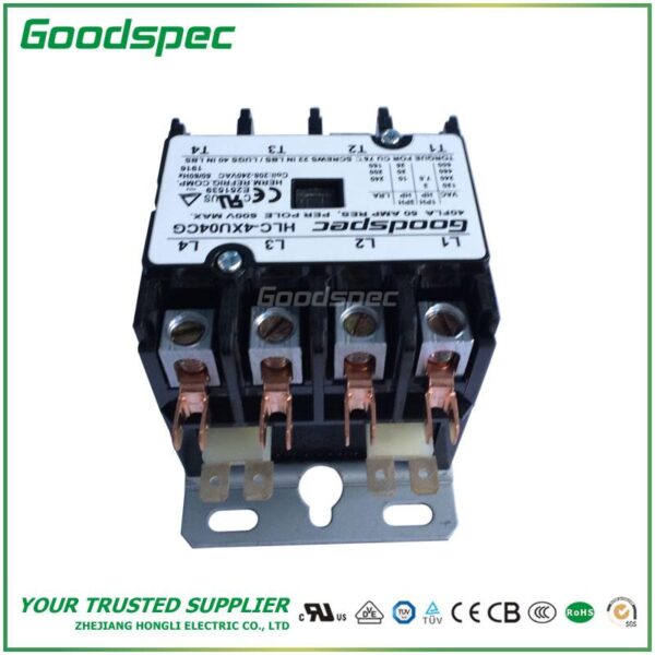 products-HLC-4XU04CG-003.jpg HLC-4XU00CY(4P/20A/208-240V) DEFINITE PURPOSE CONTACTOR