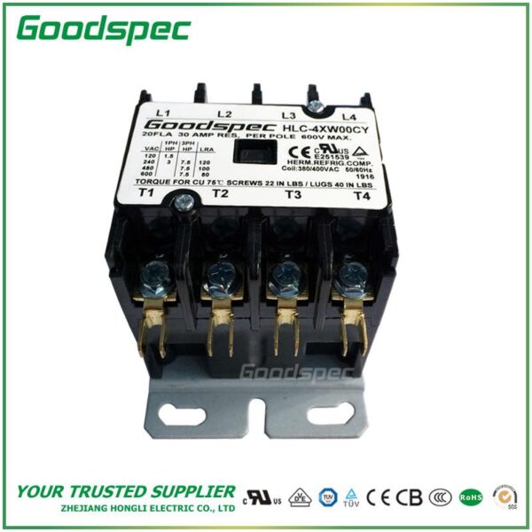 products-HLC-4XW00CY-004.jpg HLC-3XV05CG(3P/50A/277VAC)DEFINITE PURPOSE CONTACTOR