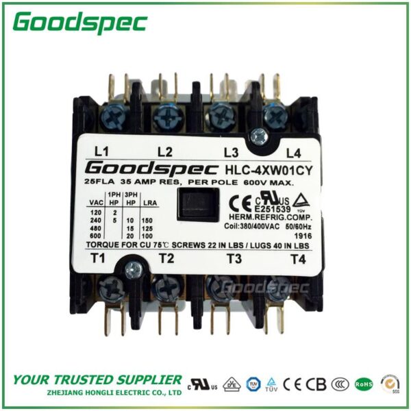 HLC-3XT01CY(3P/25A/120VAC)DEFINITE PURPOSE CONTACTOR