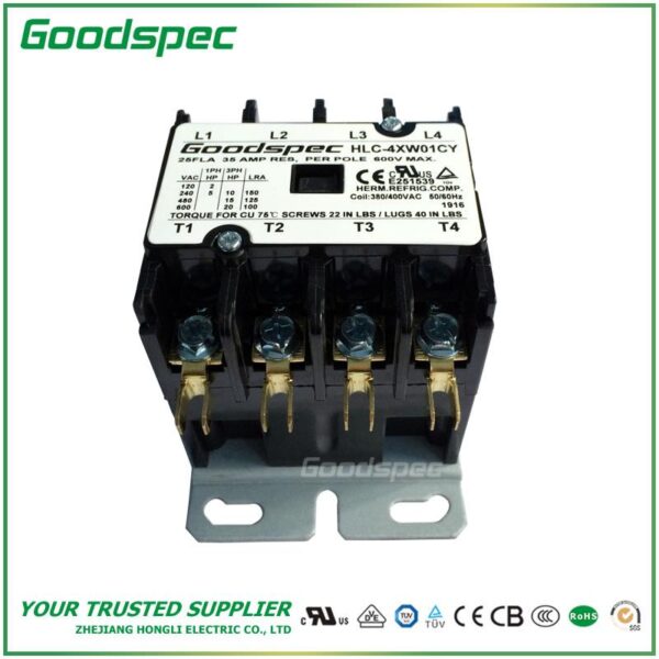 HLC-3XT00CY(3P/20A/120VAC)DEFINITE PURPOSE CONTACTOR