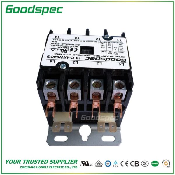HLC-2XW02AAC (2POLES/30A/380-400VAC) DEFINITE PURPOSE CONTACTOR