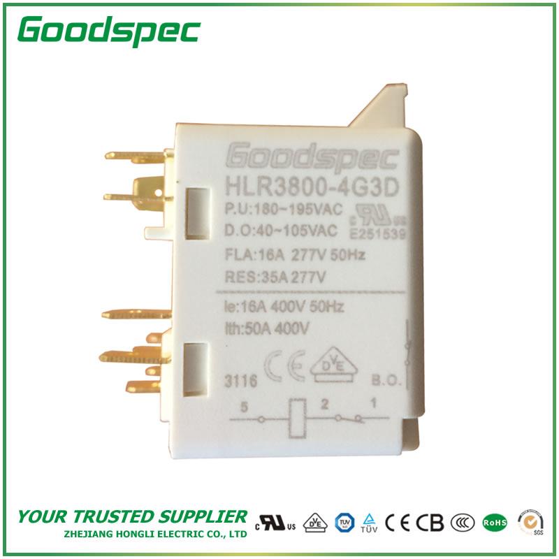 HLR3800-4G3D POTENTIAL TYPE MOTOR STARTING RELAY
