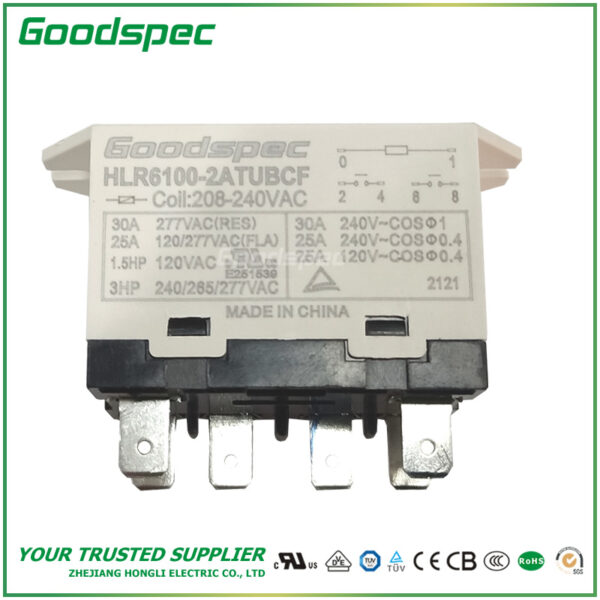HLR6100-2ATUBCF-240VAC-02 HLR6100-2ATUBCF-VAC208/240 High Power Relay